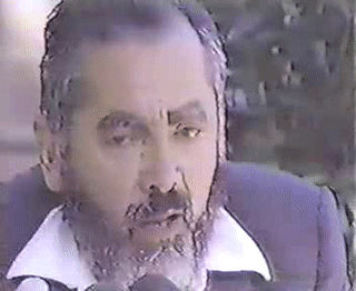 RARE  Rabbi Meir Kahane HYD appears on LA news Channel 5(1) 00:01:00